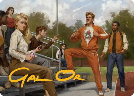 Flash Thompson, Spider-Fan Art Card (Gold-Stamped Signature) - Art Series: Marvel's Spider-Man Magic: The Gathering trading card