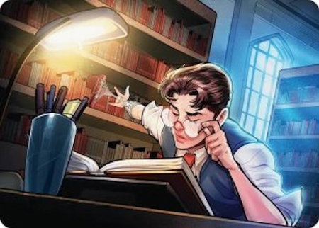 Peter Parker Art Card (33/54) - Art Series: Marvel's Spider-Man Magic: The Gathering trading card