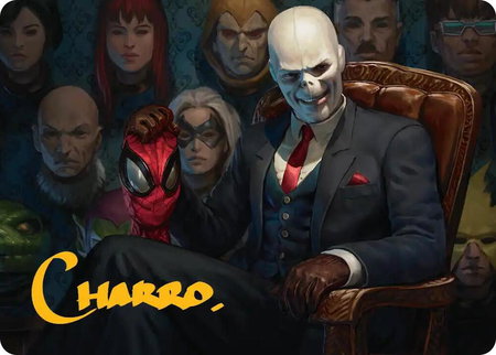 Chameleon, Master of Disguise Art Card (Gold-Stamped Signature) - Art Series: Marvel's Spider-Man Magic: The Gathering trading card