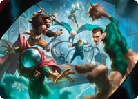 Behold the Sinister Six! Art Card (7/54) - Art Series: Marvel's Spider-Man (AASPM) #7 - Special Magic: The Gathering Trading Card