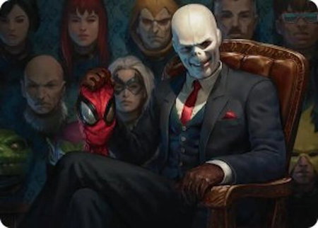 Chameleon, Master of Disguise Art Card trading card from Art Series: Marvel's Spider-Man Chameleon, Master of Disguise Art Card - Art Series: Marvel's Spider-Man Magic: The Gathering trading card