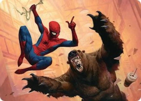 Wisecrack Art Card - Art Series: Marvel's Spider-Man Magic: The Gathering trading card