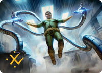 Doctor Octopus, Master Planner Art Card (25/54) (Gold-Stamped Signature) - Art Series: Marvel's Spider-Man (AASPM) #25 - Special Magic: The Gathering Trading Card