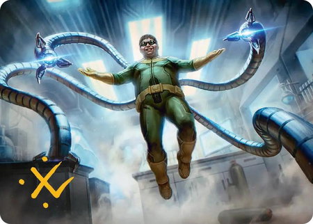 Doctor Octopus, Master Planner Art Card (25/54) (Gold-Stamped Signature) - Art Series: Marvel's Spider-Man Magic: The Gathering trading card