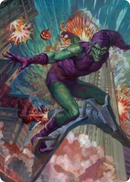 Green Goblin Art Card (26/54) - Art Series: Marvel's Spider-Man Magic: The Gathering trading card