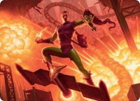 Green Goblin, Revenant Art Card - Art Series: Marvel's Spider-Man (AASPM) #27 - Special Magic: The Gathering Trading Card