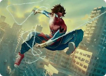 Spider-Man India Art Card - Art Series: Marvel's Spider-Man Magic: The Gathering trading card
