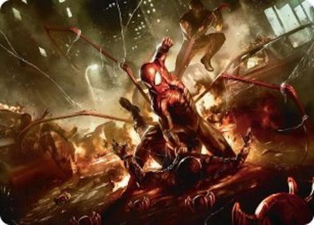 Superior Spider-Man Art Card - Art Series: Marvel's Spider-Man Magic: The Gathering trading card