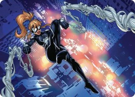 Arana, Heart of the Spider Art Card - Art Series: Marvel's Spider-Man Magic: The Gathering trading card