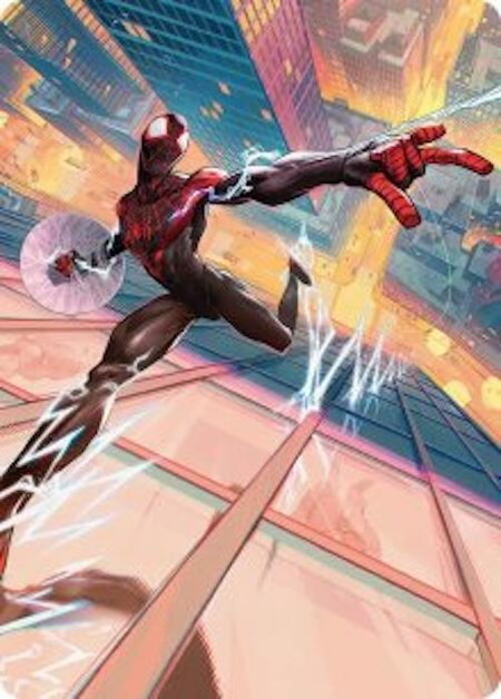 Ultimate Spider-Man Art Card - Art Series: Marvel's Spider-Man Magic: The Gathering trading card