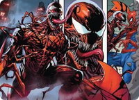 Carnage, Crimson Chaos Art Card - Art Series: Marvel's Spider-Man (AASPM) #47 - Special Magic: The Gathering Trading Card