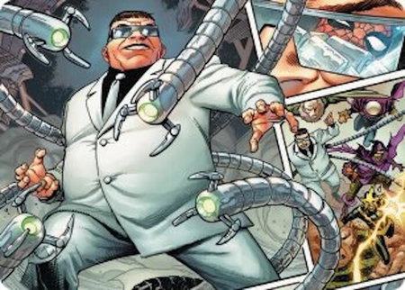 Doctor Octopus, Master Planner Art Card (48/54) - Art Series: Marvel's Spider-Man Magic: The Gathering trading card