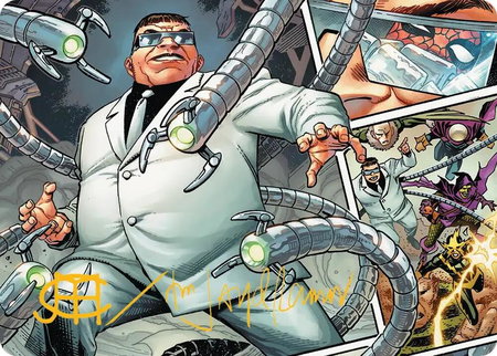 Doctor Octopus, Master Planner Art Card (48/54) (Gold-Stamped Signature) - Art Series: Marvel's Spider-Man Magic: The Gathering trading card