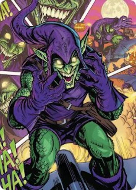 Green Goblin Art Card (49/54) - Art Series: Marvel's Spider-Man Magic: The Gathering trading card