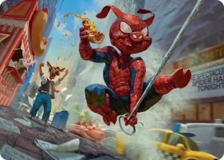 Spider-Ham, Peter Porker Art Card - Art Series: Marvel's Spider-Man Magic: The Gathering trading card
