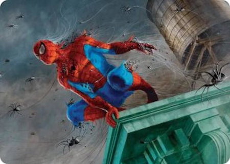 Spiders-Man, Heroic Horde Art Card - Art Series: Marvel's Spider-Man Magic: The Gathering trading card