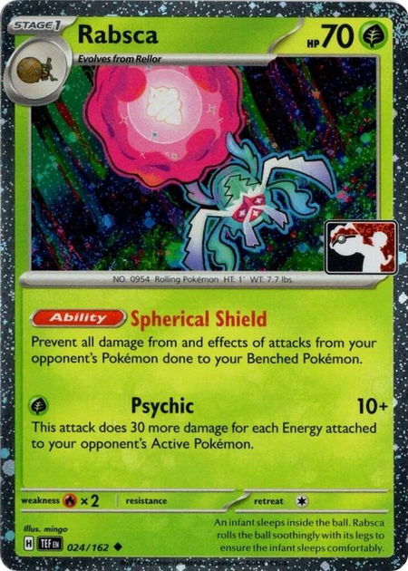 Rabsca (Cosmos Holo) - Prize Pack Series Cards Pokémon trading card