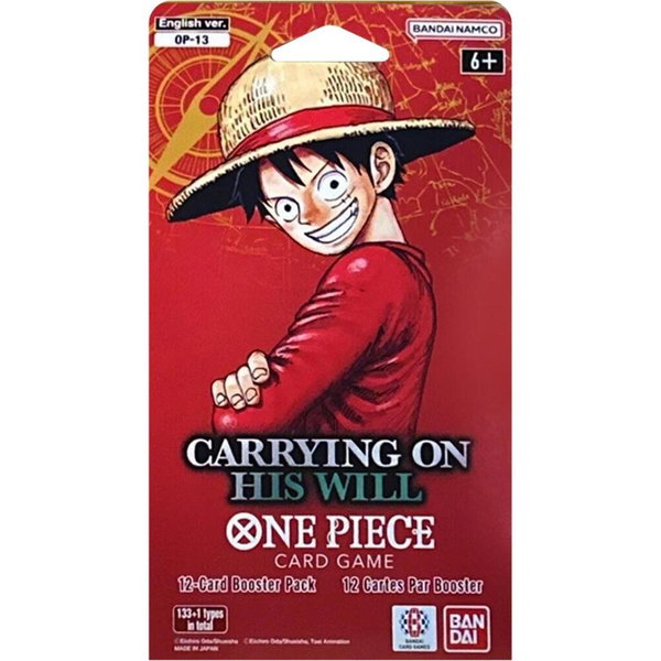 Carrying On His Will Sleeved Booster Pack trading card from Carrying On His Will Carrying On His Will Sleeved Booster Pack - Carrying On His Will One Piece trading card