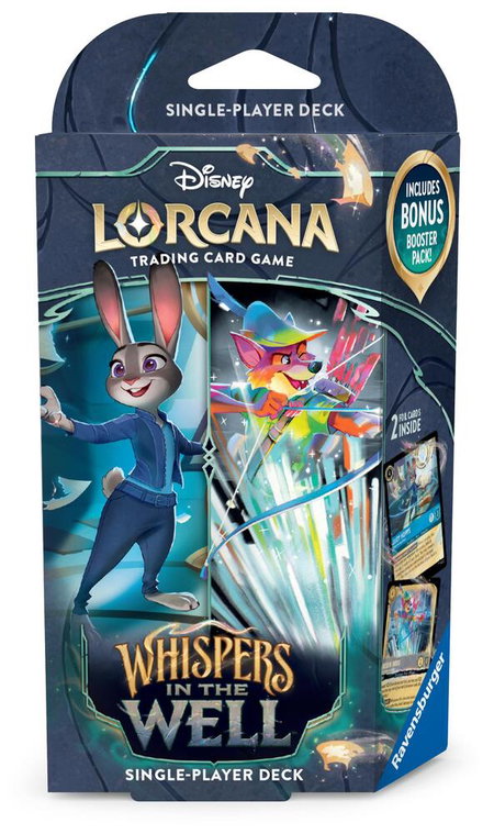 Disney Lorcana: Whispers in the Well Starter Deck (Sapphire & Steel) - Whispers in the Well Disney Lorcana trading card