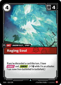 Raging Soul - Origins (OGN) #019/298 - Uncommon Riftbound Trading Card