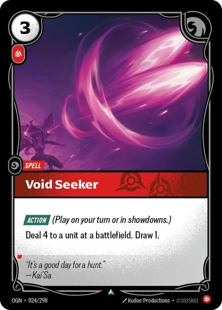 Void Seeker - Origins Riftbound trading card