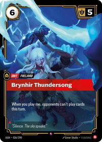 Brynhir Thundersong - Origins (OGN) #026/298 - Rare Riftbound Trading Card