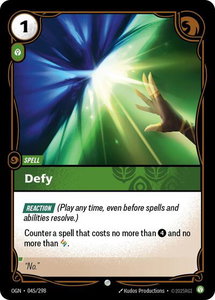 Defy - Origins (OGN) #045/298 - Common Riftbound Trading Card