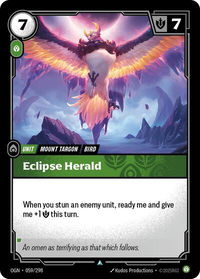 Eclipse Herald - Origins (OGN) #059/298 - Uncommon Riftbound Trading Card