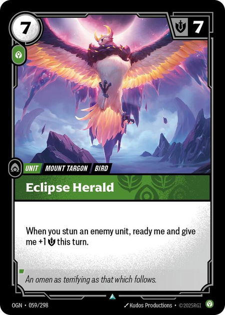 Eclipse Herald - Origins Riftbound trading card