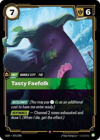 Tasty Faefolk - Origins (OGN) #075/298 - Rare Riftbound Trading Card