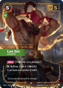 Lee Sin - Ascetic - Origins (OGN) #078/298 - Epic Riftbound Trading Card