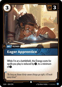 Eager Apprentice - Origins (OGN) #084/298 - Common Riftbound Trading Card