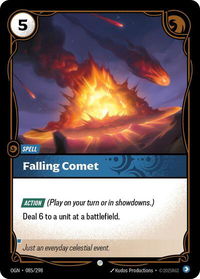 Falling Comet - Origins (OGN) #085/298 - Common Riftbound Trading Card