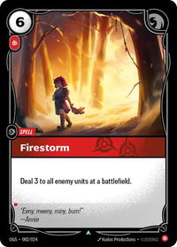Firestorm - Origins: Proving Grounds (OGS:PG) #002/024 - Uncommon Riftbound Trading Card