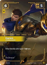 Garen - Commander - Origins: Proving Grounds (OGS:PG) #013/024 - Epic Riftbound Trading Card
