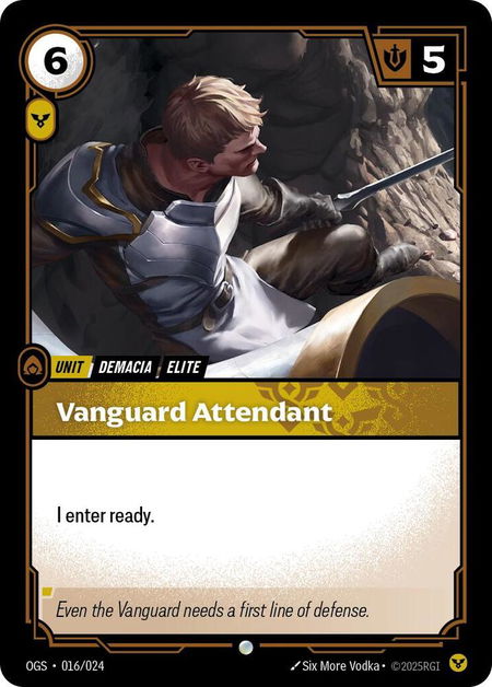 Vanguard Attendant - Origins: Proving Grounds Riftbound trading card