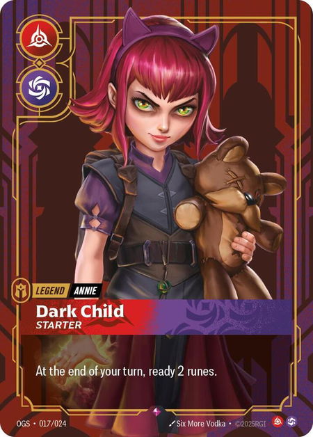 Annie - Dark Child (Starter) - Origins: Proving Grounds Riftbound trading card