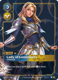 Lux - Lady of Luminosity (Starter) - Origins: Proving Grounds (OGS:PG) #021/024 - Rare Riftbound Trading Card