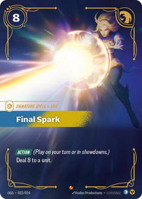 Final Spark - Origins: Proving Grounds (OGS:PG) #022/024 - Epic Riftbound Trading Card