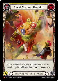Good Natured Brutality (Extended Art) - Super Slam (SUP) #SUP004 - Majestic Flesh and Blood Trading Card