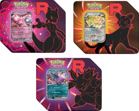 Team Rocket Tin [Set of 3] - Miscellaneous Cards & Products Pokémon trading card