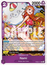 Nami - Premium Booster -The Best- Vol. 2 (PRB-02) #PRB02-012 - Rare One Piece Trading Card