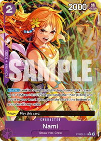 Nami (Alternate Art) - Premium Booster -The Best- Vol. 2 (PRB-02) #PRB02-012 - Rare One Piece Trading Card