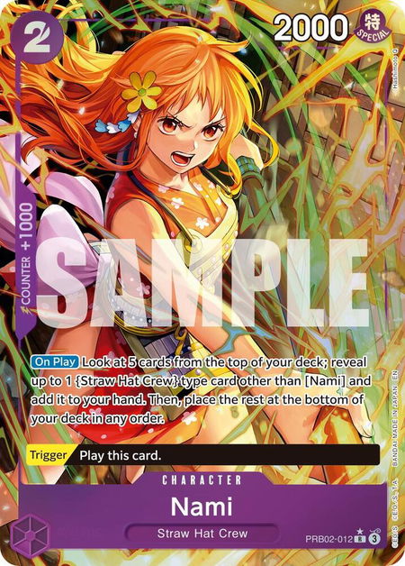 Nami (Alternate Art) - Premium Booster -The Best- Vol. 2 One Piece trading card