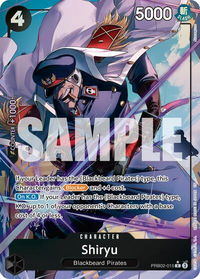 Shiryu (Alternate Art) - Premium Booster -The Best- Vol. 2 (PRB-02) #PRB02-015 - Rare One Piece Trading Card
