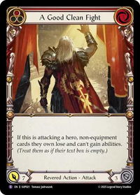 A Good Clean Fight - Super Slam (SUP) #SUP021 - Super Rare Flesh and Blood Trading Card