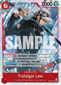 Trafalgar Law - PRB02-002 - Premium Booster -The Best- Vol. 2 (PRB-02) #PRB02-002 - Super Rare One Piece Trading Card