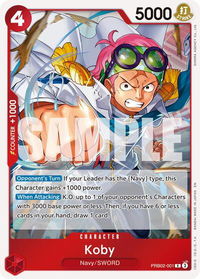 Koby - Premium Booster -The Best- Vol. 2 (PRB-02) #PRB02-001 - Rare One Piece Trading Card
