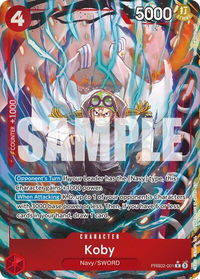 Koby (Alternate Art) - Premium Booster -The Best- Vol. 2 (PRB-02) #PRB02-001 - Rare One Piece Trading Card