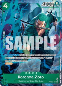 Roronoa Zoro - PRB02-006 (Alternate Art) - Premium Booster -The Best- Vol. 2 (PRB-02) #PRB02-006 - Rare One Piece Trading Card